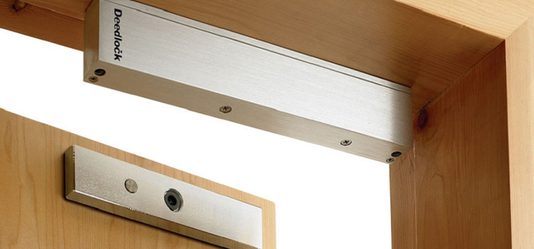 Magnetic lock installation Orosi